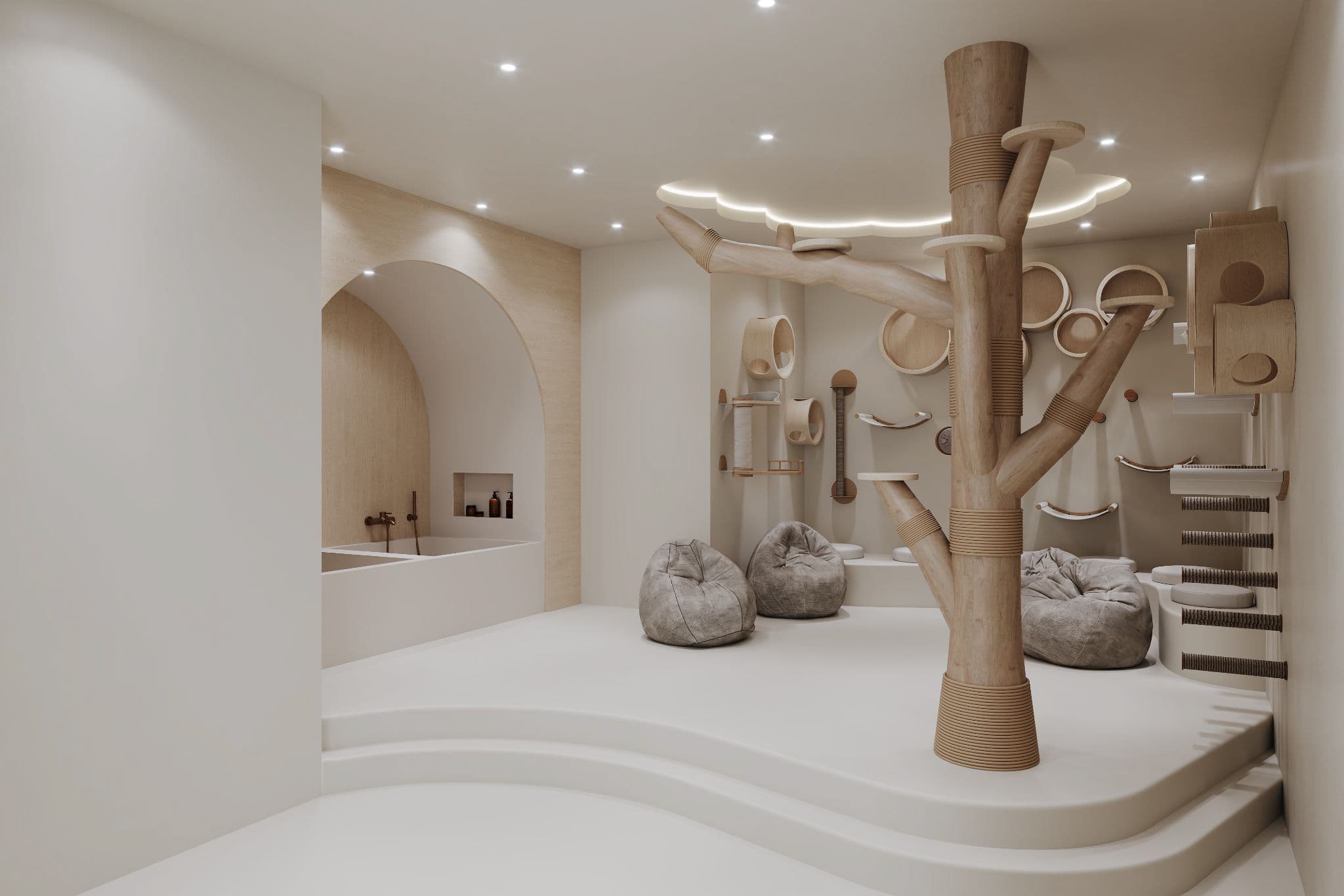 render · pet spa