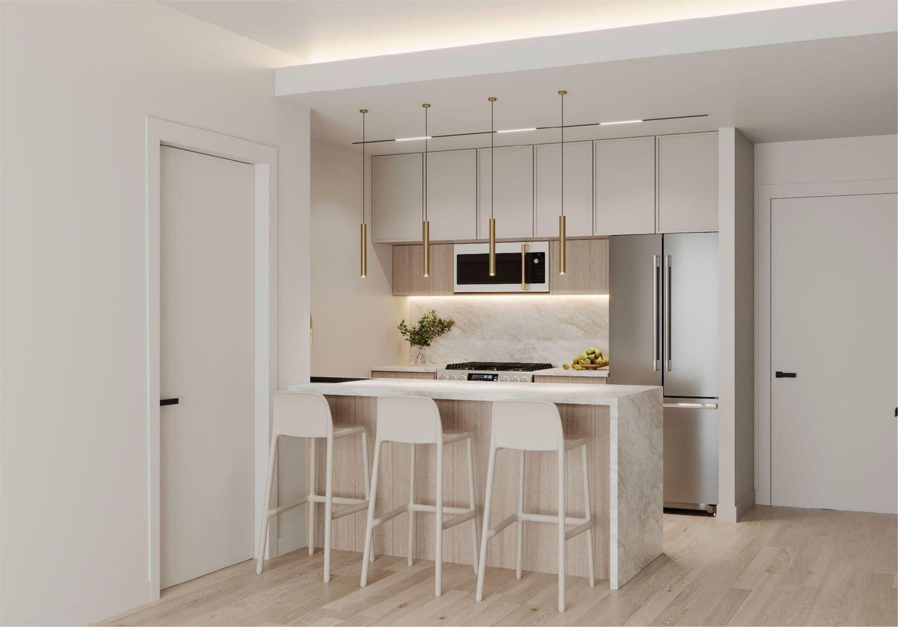interior render · kitchen
